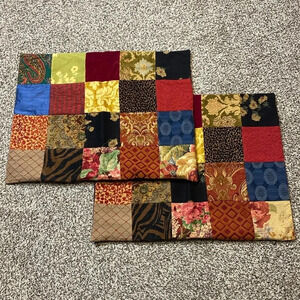 Vintage Legacy Jacquard Patchwork Standard Decorative Pillow Cases